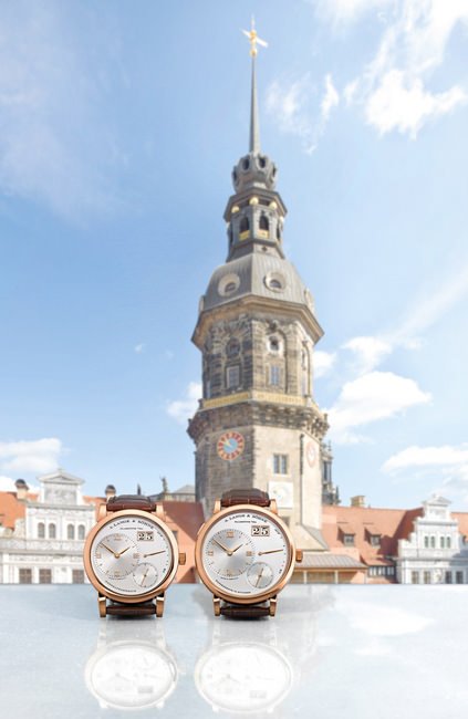 LANGE 1和GRAND LANGE 1，摄于德累斯顿宫豪斯曼塔前