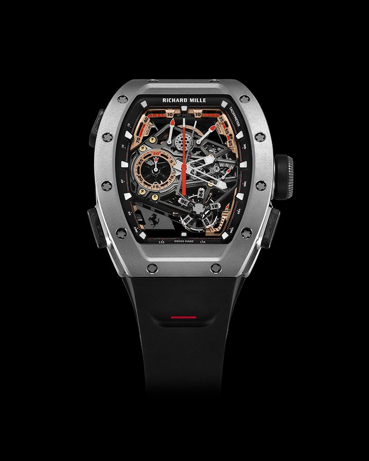 RM 43-01 Ferrari陀飞轮双秒追针计时码表
