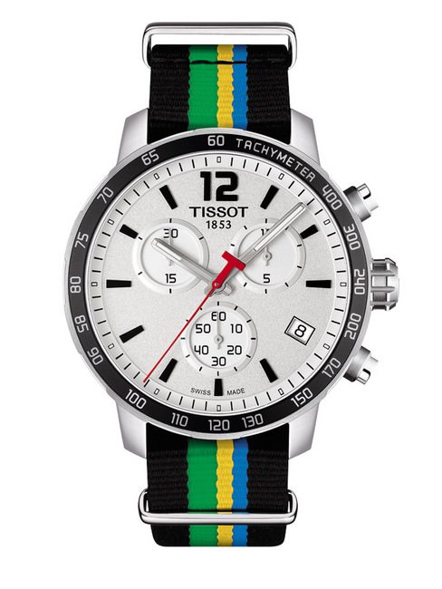 为第一届欧洲运动会，天梭表特别推出了全新TISSOT Quickster时捷系列腕表巴库欧洲运动会特别版