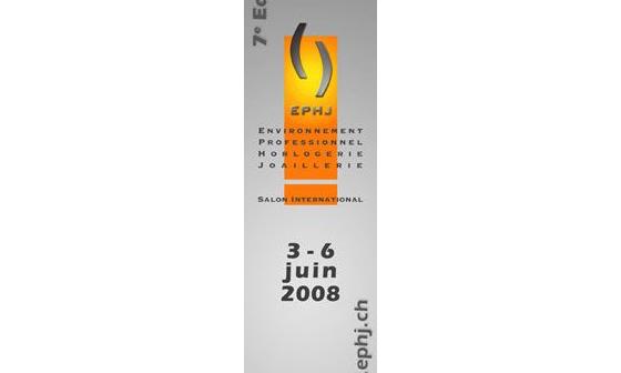 EPHJ Show 2008钟表珠宝配套服务展将于6月3---6日在Beaulieu-Lausanne举行