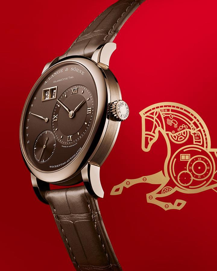 Lange 1 Daymatic Honeygold