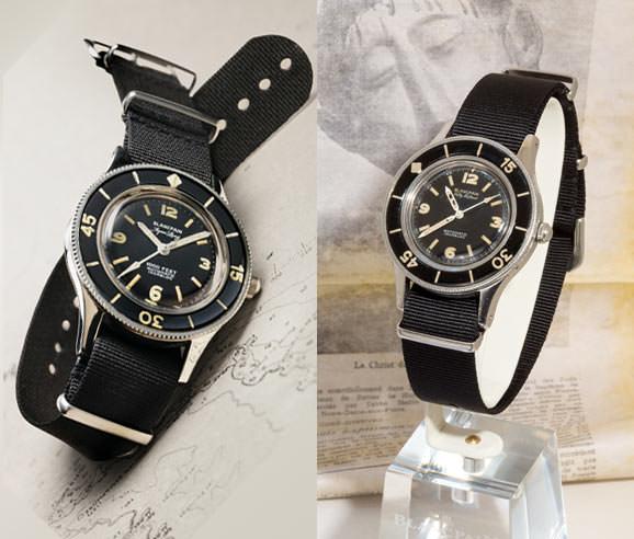 1953年首款五十噚腕表树立了近代潜水表的典范北京展览现场的 1953年款五十噚