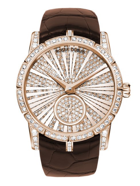 Excalibur 36玫瑰金镶钻腕表（DBEX0357），参考价：RMB 536,000