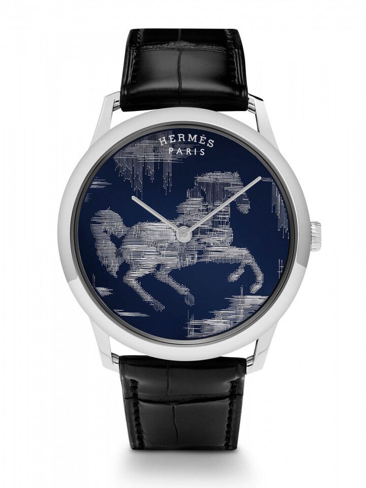 Slim d'Hermès Cheval Ikat
