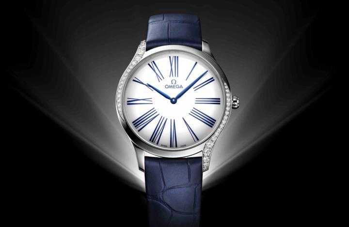2018年欧米茄推出新版碟飞系列Trésor腕表，包括修长的罗马数字、曲线之钻石铺镶以及表带等元素皆经过重新设计，展露出浓厚现代风格