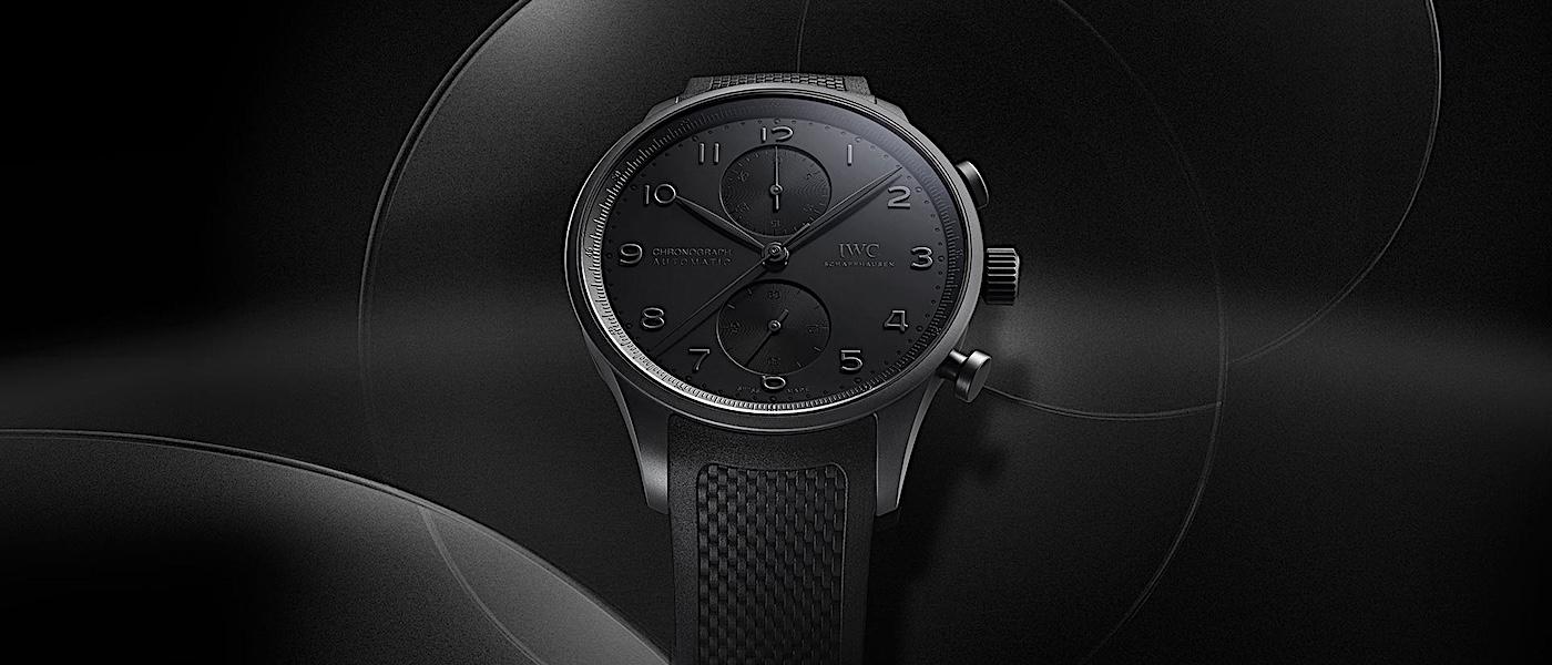 经典之作 幽黑现身：IWC Portugieser 瓷化钛金属计时腕表