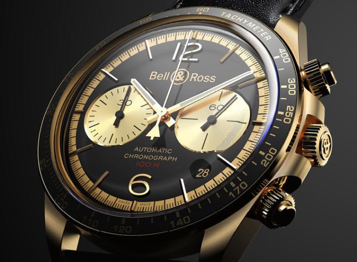 青铜的金色乃是源自Bellytanker赛车的轮圈，表圈、面盘的黑色则是从赛车的车头部分获得灵感