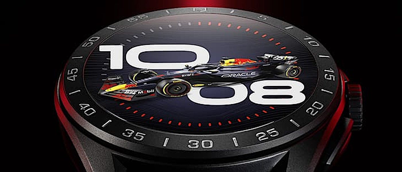 泰格豪雅联手F1甲骨文红牛车队打造Connected智能表特别版