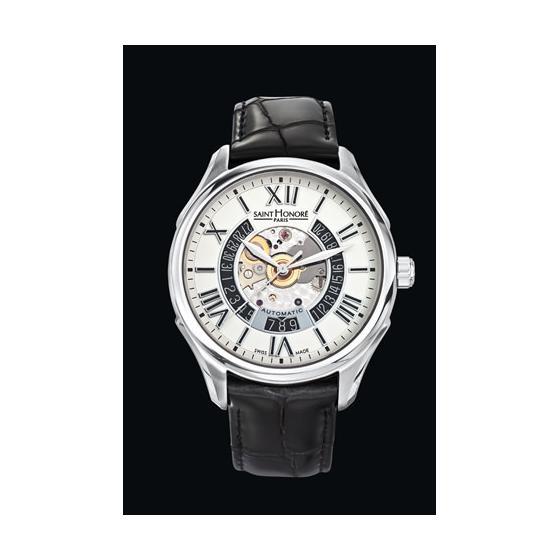 Saint-Honoré 圣宝来Carrousel 自动开放式表盘腕表