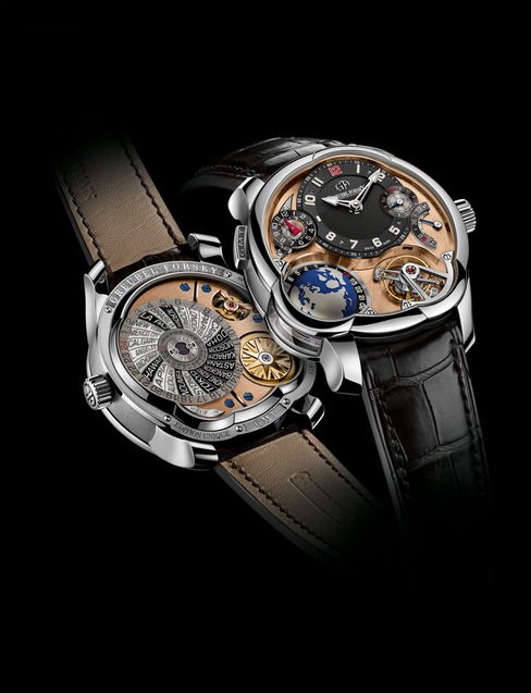 GMT 5N Movement 腕表以950铂金制造表壳，限量制作22枚