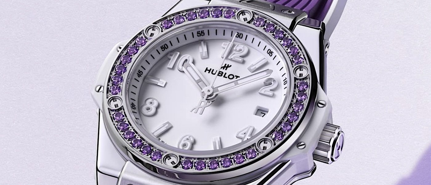 紫晶缀腕，绮丽登场：HUBLOT Big Bang One Click 紫罗兰新作