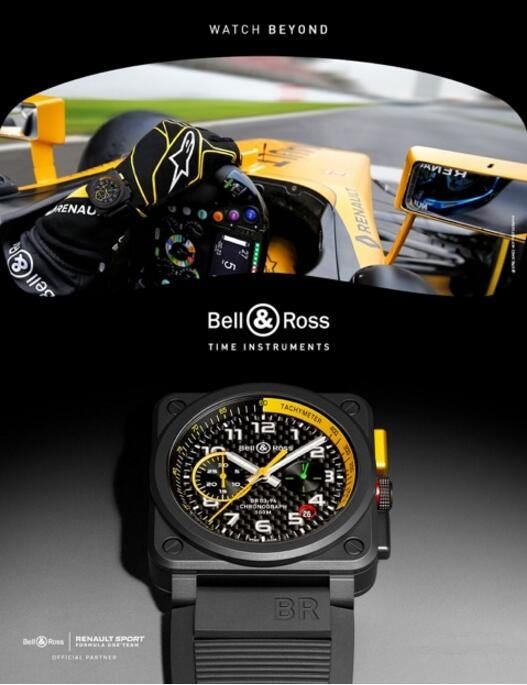 BELL&ROSS此次的广告标题"Watch Beyond"不只代表专业时计，也是带动大家拓展眼界，制高才能看见未来