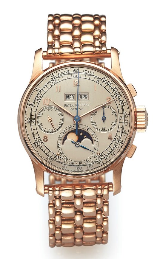 Patek Philippe百达翡丽Ref. 1518玫瑰金万年历计时腕表