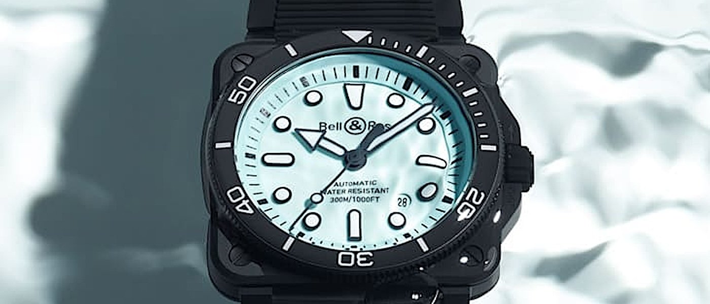BELL & ROSS BR 03方形潜水表新改款 共有不锈钢或黑陶瓷共5款选择