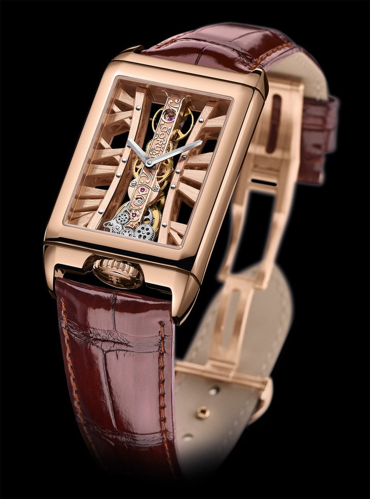 昆仑表CORUM GOLDEN BRIDGE RECTANGLE金桥系列矩形腕表