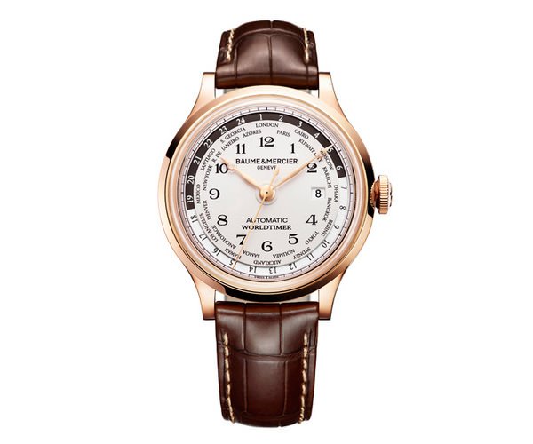 Capeland Worldtimer 世界时间腕表，18K红金（编号10107）