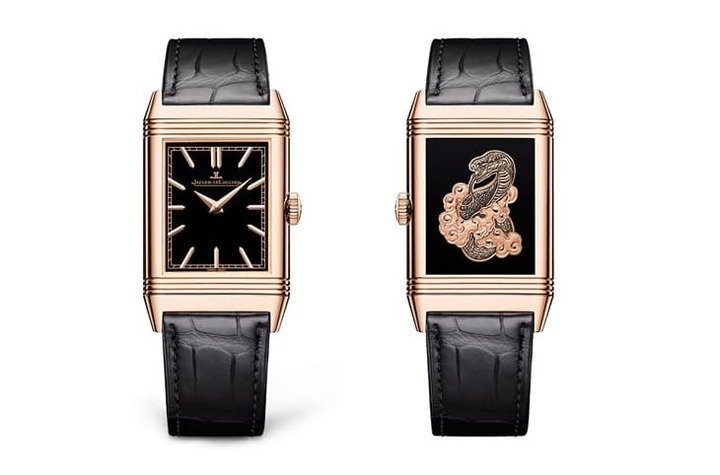 Reverso Tribute Enamel "Snake"翻转系列珐琅蛇年生肖表