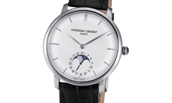 全新Frédérique Constant康斯登超薄月相自家机芯腕表