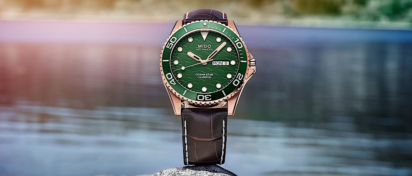 山湖绿金 静谧景致：MIDO Ocean Star 200C