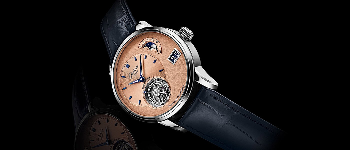 极致偏心工艺美：GLASHÜTTE ORIGINAL PanoLunarTourbillon偏心月相陀飞轮腕表