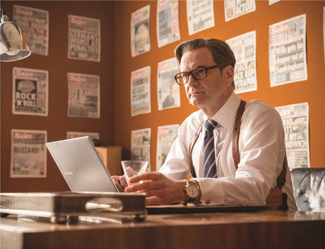 Colin Firth佩戴BREMONT Kingsman特别版玫瑰金腕表