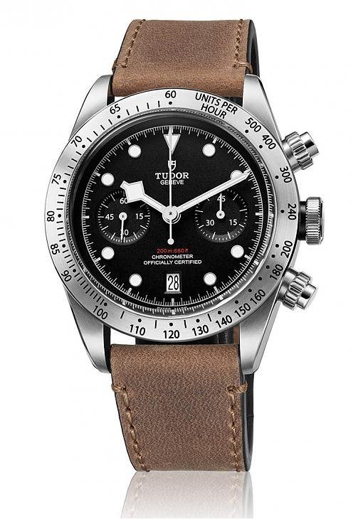 Heritage Black Bay Chrono皮表带款