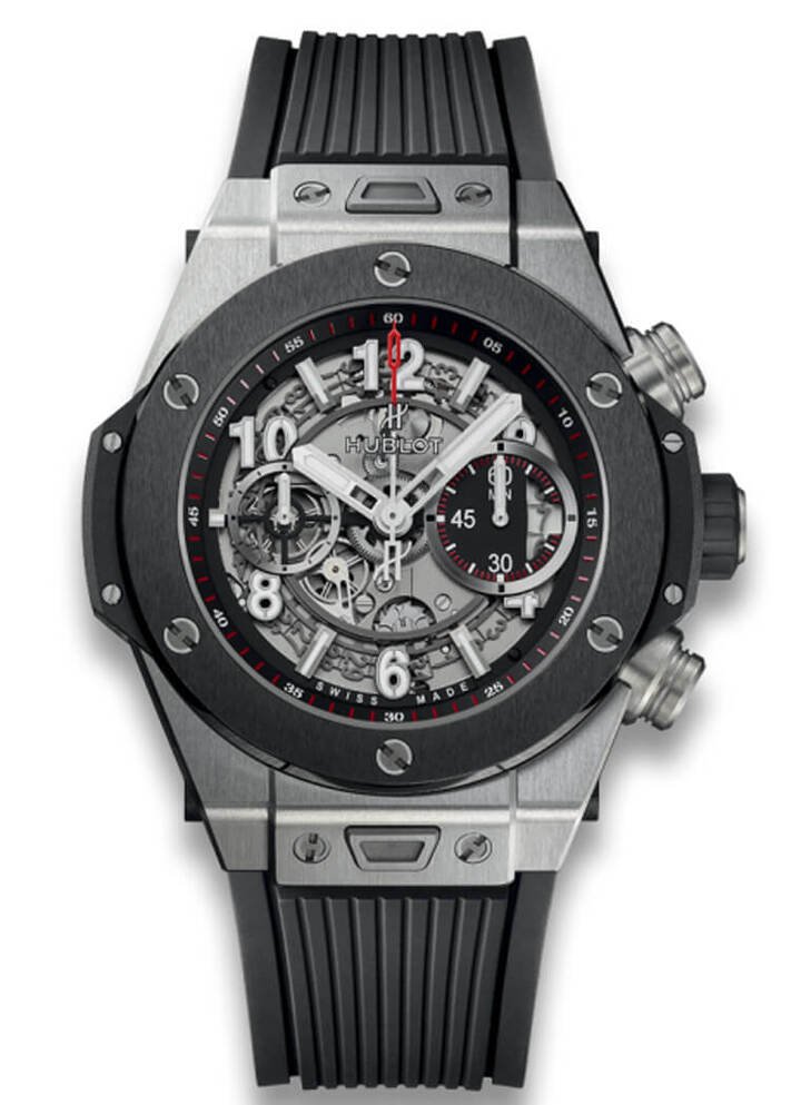 HUBLOT Big Bang Unico钛金陶瓷计时码表