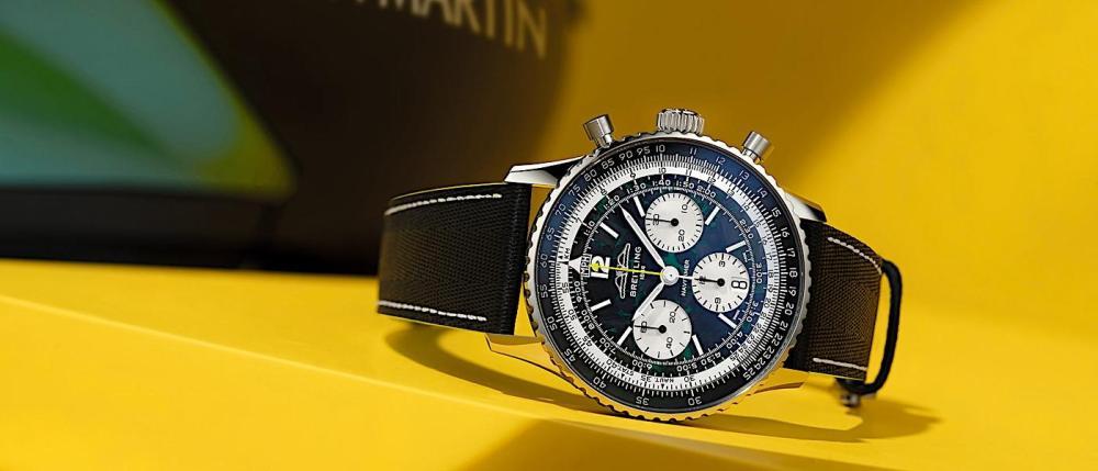 荣耀重返赛道：百年灵 Navitimer B01 Chronograph 43 Aston Martin Aramco Formula One™ Team