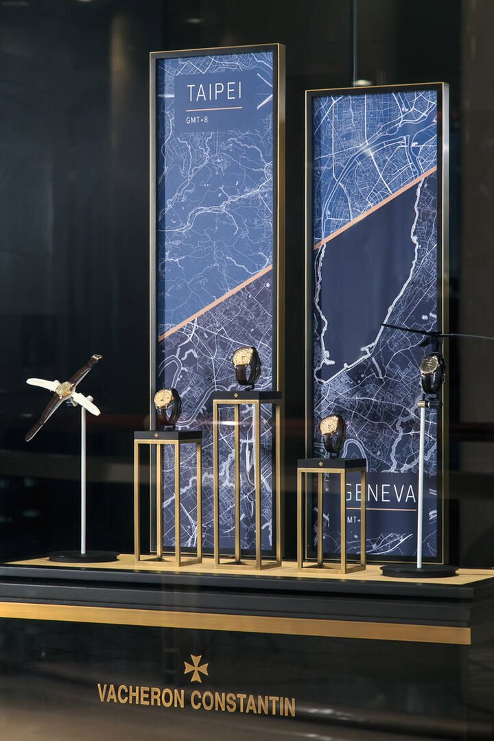 2018 Overseas全新系列在101江诗丹顿专卖店展出，为期一个月