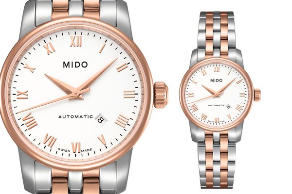 Baroncelli Lady永恒系列双色玫瑰金女仕腕表