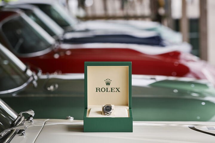2017年古德伍德老式赛车会，劳力士Oyster Perpetual Datejust 41腕表，颁授赠予Driver of the Meeting大奖得主。©Rolex, Guillaume Mégevand