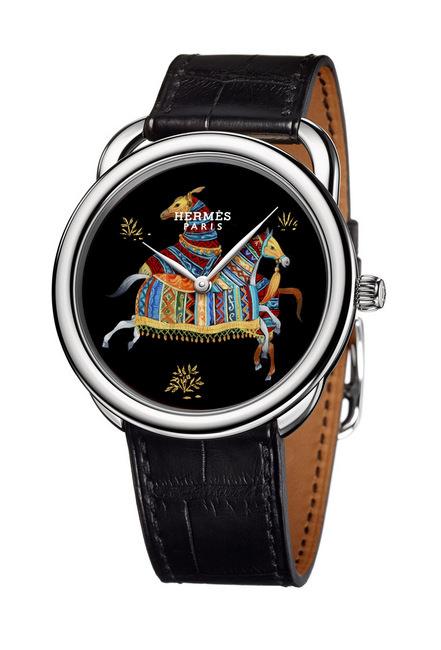  Arceau Cheval d'Orient 漆绘工艺腕表， 每款限量12只