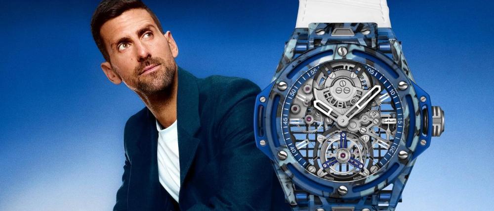 致敬网球传奇：HUBLOT Big Bang Tourbillon Novak Djokovic GOAT Edition