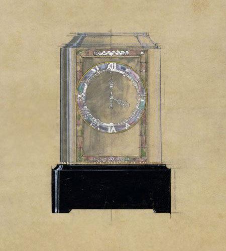 卡地亚Cartier全新神秘钟设计手稿