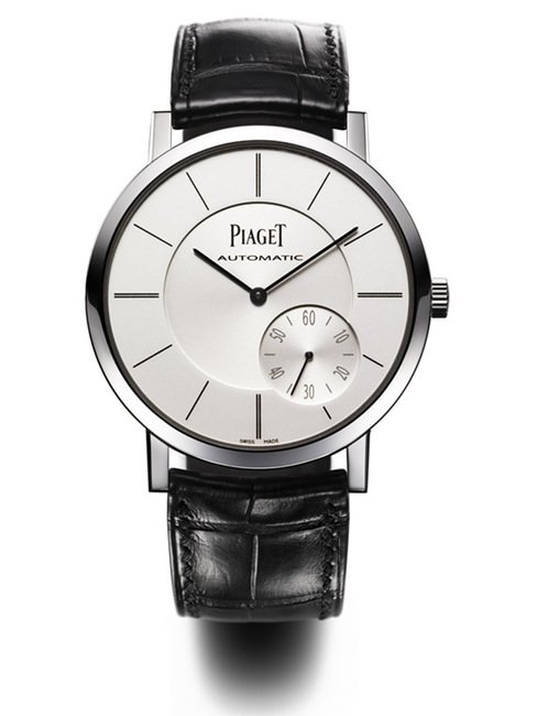 PIAGET 18K白金超薄自动上链腕表