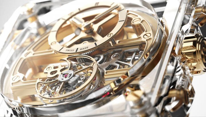 ＊BELL&ROSS BR-X1 Skeleton Tourbillon Sapphire