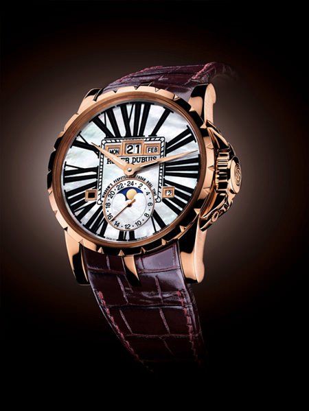 罗杰杜彼 Roger Dubuis 全新Excalibur月相万年历腕表