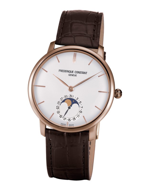 康斯登 Slimline Moonphase Manufacture 超薄月相自家机芯腕表
