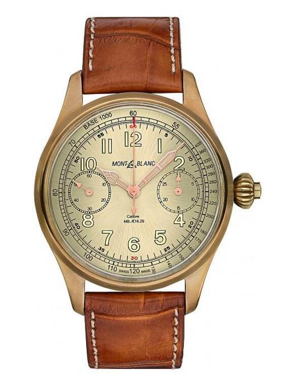 万宝龙1858系列测速计时码表限量款 编码：116243