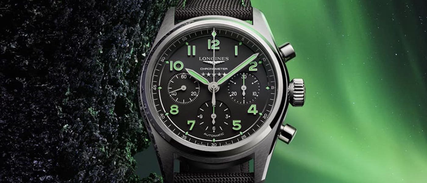 浪琴表Spirit计时码表新增LONGINES专卖店独卖的钛金属款