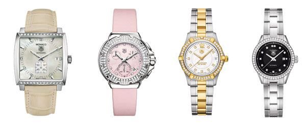 Monaco Lady, F1 Chronograph, Aquaracer Lady 32 MM, Carrera Lady 27 MM