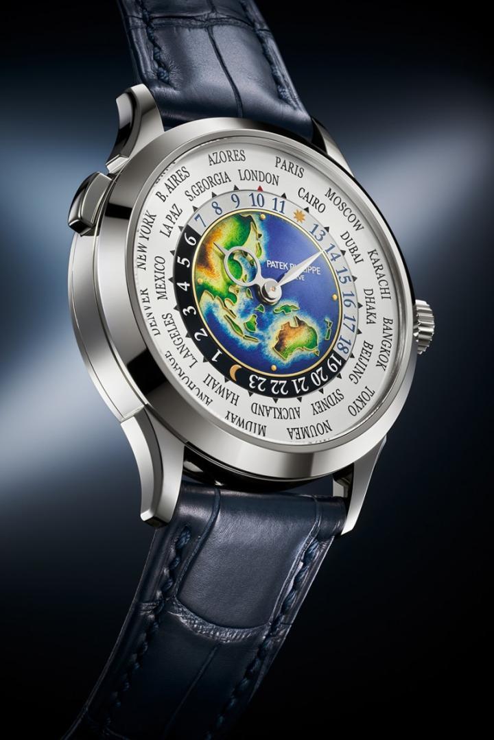 5231G_001世界时区稀有手工艺腕表。