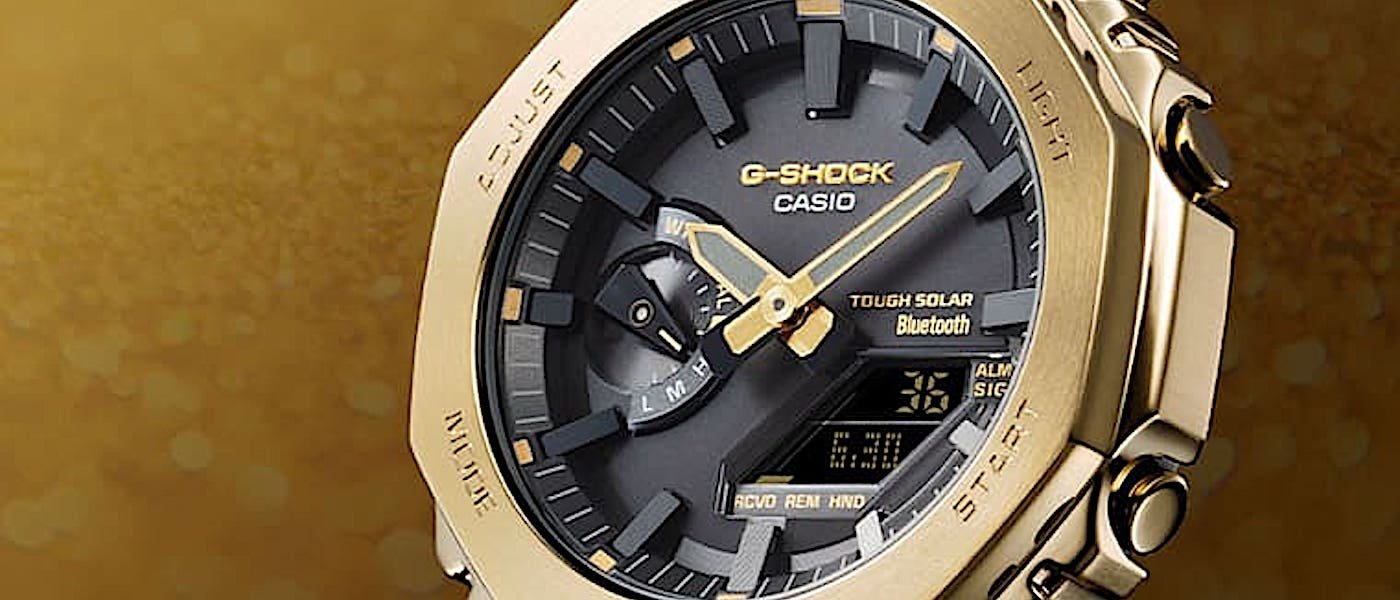 “金系好感度大增”G-SHOCK农家橡树GM-B2100 IP黄金版上市