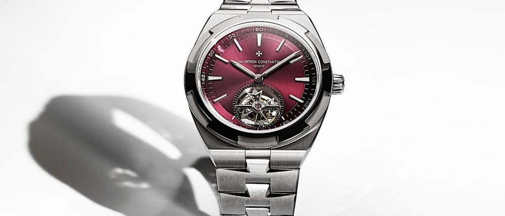 深红旭日：江诗丹顿 Overseas 陀飞轮腕表