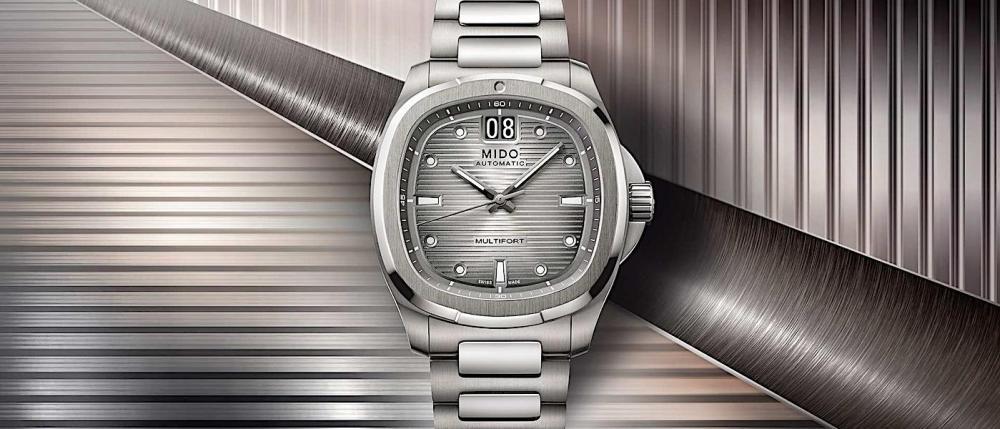 复古电视再进化！MIDO Multifort TV Big Date 钛金属腕表