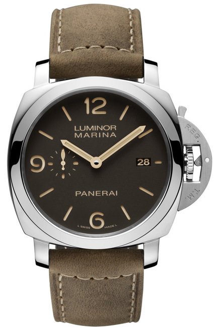 LUMINOR 1950 3 DAYS AUTOMATIC ACCIAIO 44毫米3日动力储存精钢自动腕表（ PAM00608）限量100枚