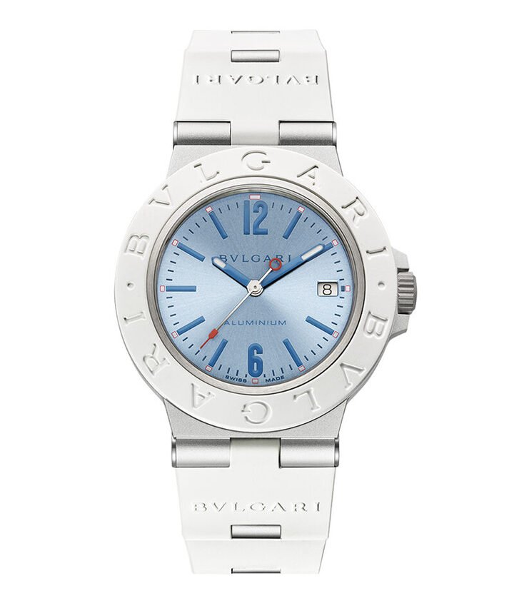 Bvlgari Aluminium 蓝色自动腕表