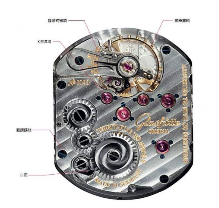 比起有的像是方形夹板夹著明明是圆形机芯的轮系，Cal. 22可以说是充分地利用了方形机芯先天的侷限