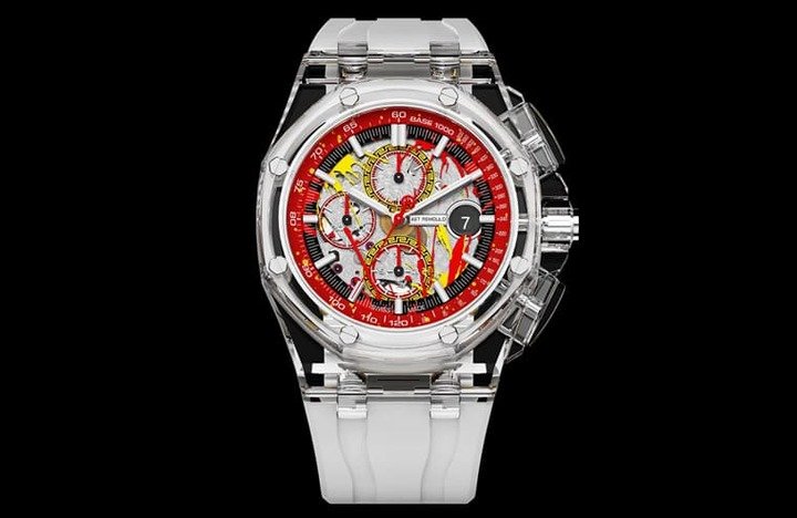 ROO 44mm计时码表”Lochagos”限量10只，定价将近10万欧元，展现稀有独特收藏价值。Source：AET REMOULD