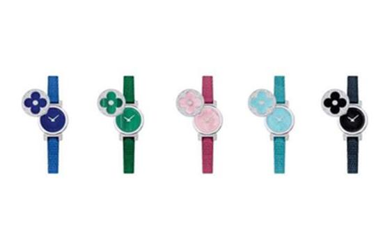 Louis Vuitton 路易威登Tambour Bijou Secret推出彩色宝石腕表 